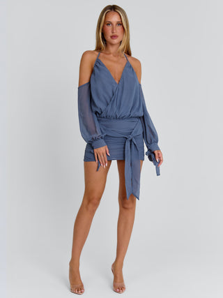 ANNABEL MINI DRESS STEEL Mini Dress 