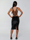 ANNALISA MIDI DRESS BLACK Midi Dress 