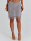 ANNARELLA MIDI SKIRT SILVER Midi Skirt 
