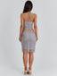 ANNARELLA MIDI SKIRT SILVER Midi Skirt 