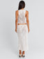 ANTONELLA MIDI SKIRT WHITE Midi Skirt 