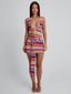APRIL MINI DRESS MULTI STRIPE Mini Dress 