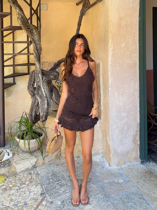 ARENDA MINI DRESS CHOCOLATE Mini Dress 