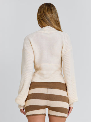 ARLENA TOP BUTTERCREAM Cardigan 