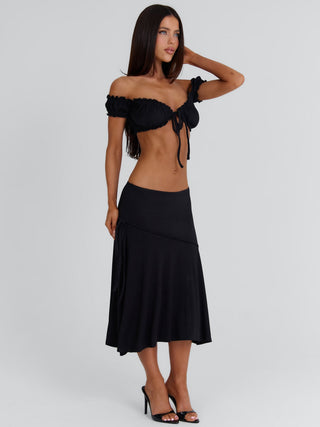 ARRIELLE CROP TOP BLACK Crop Top 