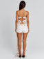 ASHLYNE TOP CREAM POLKA DOT Crop Top 