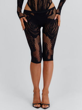 ASLAN CAPRI PANTS BLACK Pants 