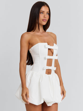 ATHENIA MINI DRESS WHITE Mini Dress 