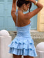 AUSIA MINI DRESS BLUE Mini Dress 