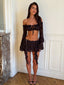 AVIVA TOP CHOCOLATE Crop Top 