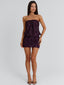 AYANNA MINI DRESS PLUM Mini Dress 