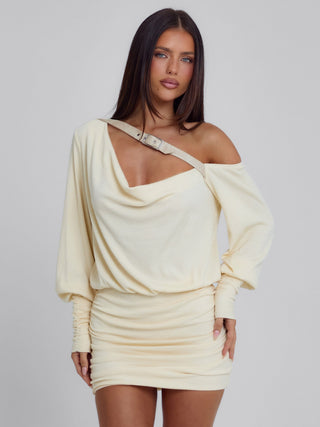 AZARI MINI DRESS CREAM Mini Dress 
