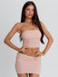 AZARIAH MINI SKIRT PINK Mini Skirt 