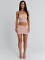 AZARIAH MINI SKIRT PINK Mini Skirt 