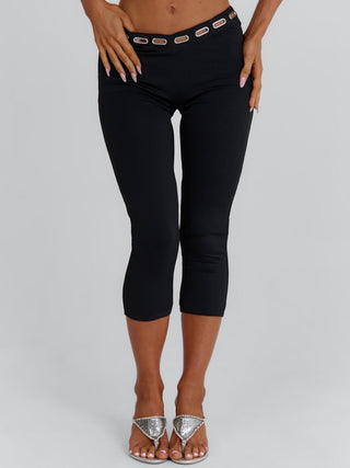 AZUL CAPRI PANT BLACK Pants 