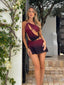 BANKS DRESS RED & BLACK Mini Dress 