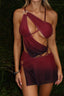 BANKS DRESS RED & BLACK Mini Dress 