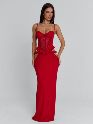BECK MAXI DRESS RED Maxi Dress 