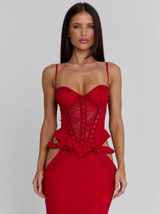 BECK MAXI DRESS RED Maxi Dress 