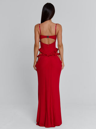 BECK MAXI DRESS RED Maxi Dress 