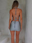 BELINDA MINI DRESS SILVER Mini Dress 