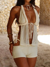 BENNI TOP CREAM Crop Top 
