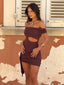 BIBA MINI SKIRT CHOCOLATE Mini Skirt 