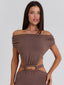 BIBIANA CAPRI JUMPSUIT BROWN Jumpsuit 