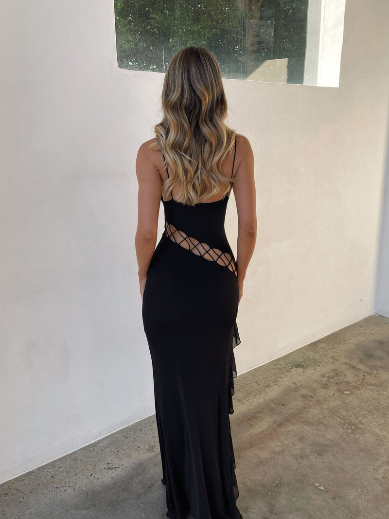 QUENTIN MAXI DRESS BLACK Maxi Dress 