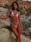 BONNIEE BIKINI TOP RED GINGHAM Bikini Top 