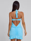 BREANNA MINI DRESS BLUE Mini Dress 