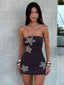 BRIA MINI DRESS BROWN Mini Dress 