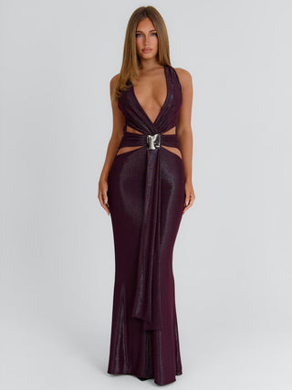 BRITT MAXI DRESS PLUM Maxi Dress 