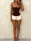 SOLA MESH CORSET CHOCOLATE BROWN Corset 