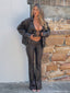 CADEN TOP DARK BROWN Tops 