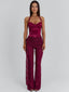 CAITRIONA JUMPSUIT BURGUNDY Jumpsuit 