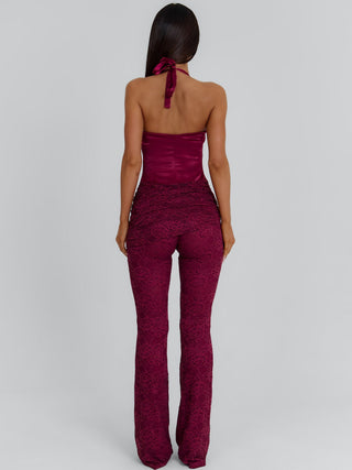 CAITRIONA JUMPSUIT BURGUNDY Jumpsuit 