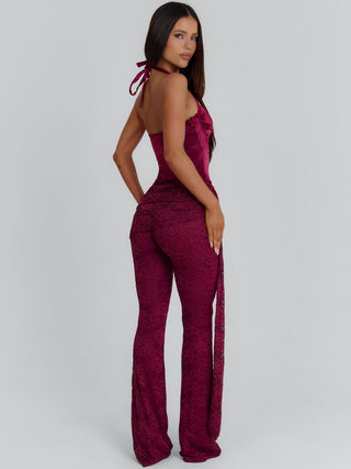 CAITRIONA JUMPSUIT BURGUNDY Jumpsuit 