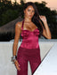 CAITRIONA JUMPSUIT BURGUNDY Jumpsuit 