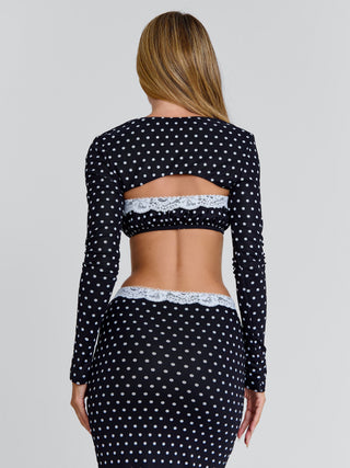 CALI TOP POLKA DOT Crop Top 