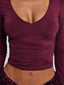CAMHILLA TOP BURGUNDY Top 