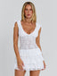 CAMILEIA MINI DRESS WHITE Mini Dress 