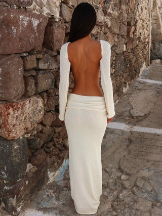 CAMILLO MAXI SKIRT CREAM Maxi Skirt 