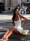 CARIE MINI DRESS WHITE Mini Dress 