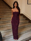 CARLO MAXI DRESS DARK MAUVE Maxi Dress 