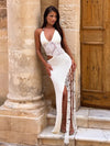 CARMENA MAXI DRESS OFF WHITE Maxi Dress 