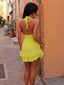 ANNIKA MINI DRESS CHARTREUSE Mini Dress 