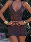 CASPIAN MINI DRESS CHOCOLATE Mini Dress 