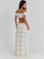 CASSIDEE MAXI SKIRT CREAM Maxi Skirt 