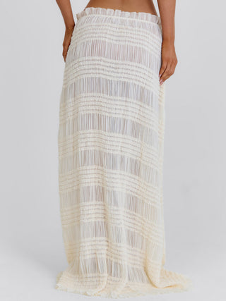 CASSIDEE MAXI SKIRT CREAM Maxi Skirt 
